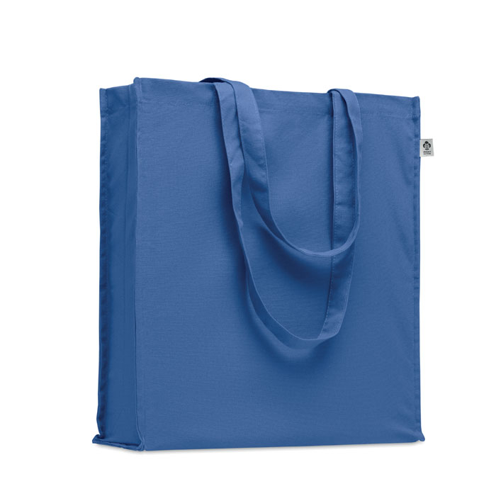 Sac cabas coton bio 220gr à personnaliser BENTE COLOUR Bleu royal